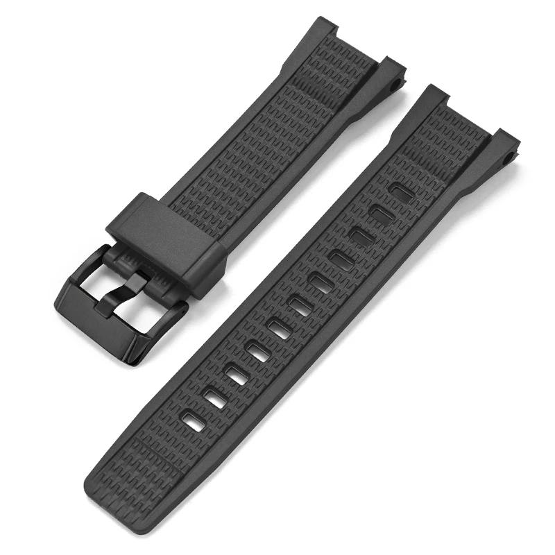 TPU Rubber Strap for Casio G-SHOCK MTG-B3000 Modified Resin Silicone Wrist Band Men Waterproof Mountaineering Watch Accessories