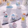 Cute Mini Snowman Ornament Cartoon Snowball Battle Snowman Ornaments  Christmas Gifts