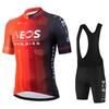 Ineos Pro Team Bicicltas Jersey Set Breathable Bike Uniforme Quick Dry Cycling Clothing MTB Maillot Ropa Ciclismo Bicycle Shirt