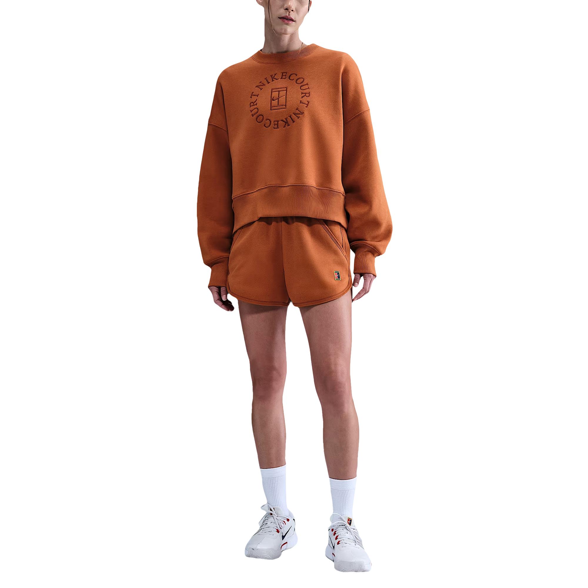 Nike Court Heritage Phoenix Fleece Women s Over Oversized Crew Neck Sweatshirt HJ8989-246 L