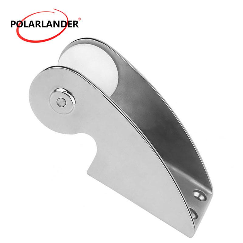Marine Grade 316 Stainless Steel Fixed Anchor Bracket Rubber Roller for Boat Yacht Bow Anchor Marine Accessory