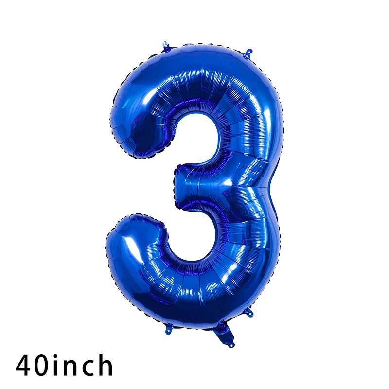 Feiern Sie mit lebhaften 32-Zoll- und 40-Zoll-Geburtstagszahlen-Folienballons für Partys