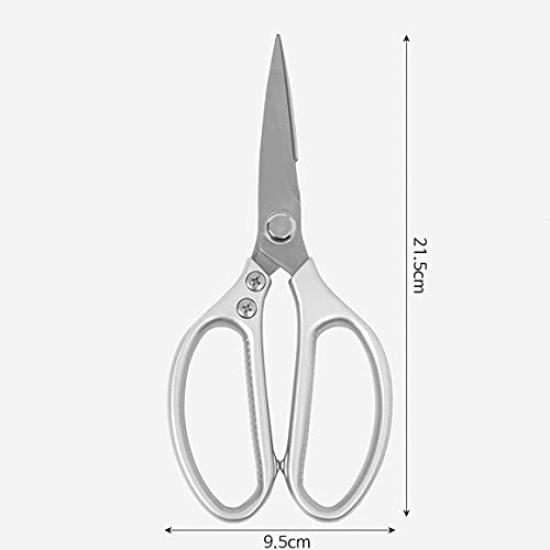 Kitchen cooking stainless with bottle opener TPKD97985 scissors, strong, sharp, scissors, right-handed, left-handed, steel, (silver)