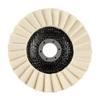 1pc 5Inch 125mm Round Wool Polishing Wheel Wool Felt Pad Grinder Accessories Grinding Disc for Metal Glass Ceramic Polishing