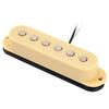 Musiclily Basic 50mm Ceramic Single Pickup Neck for Stratocaster Electric Guitar, Cream