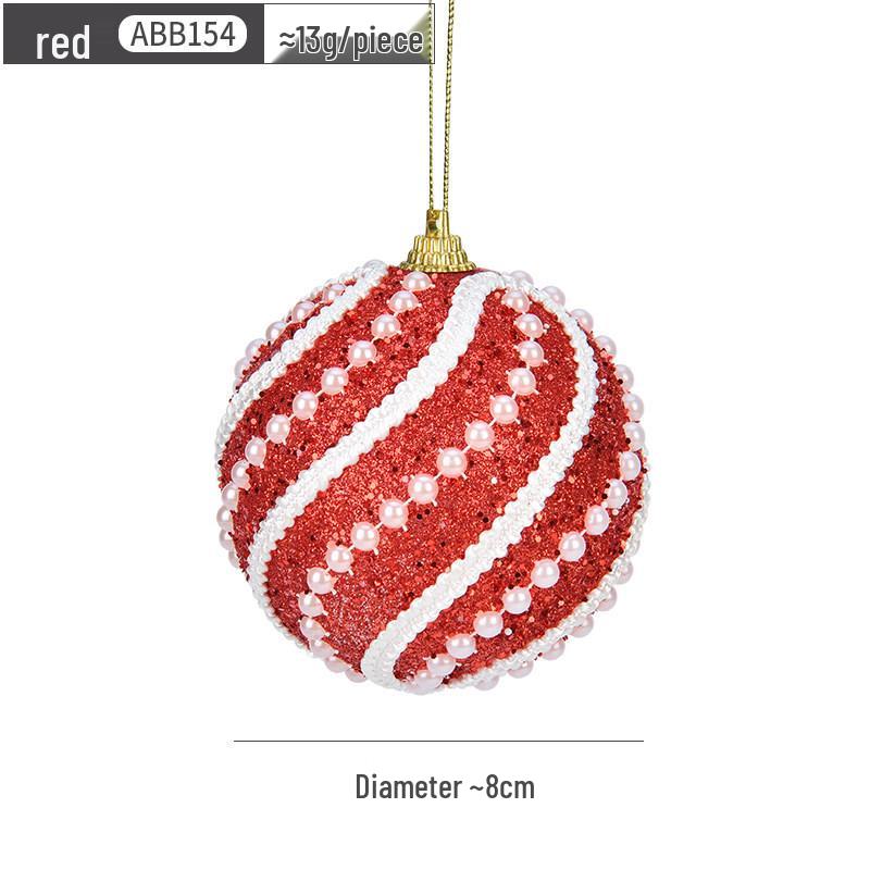 

Gangheng 8 см Пінопластова Куля-Прикраса на Різдвяну Ялинку