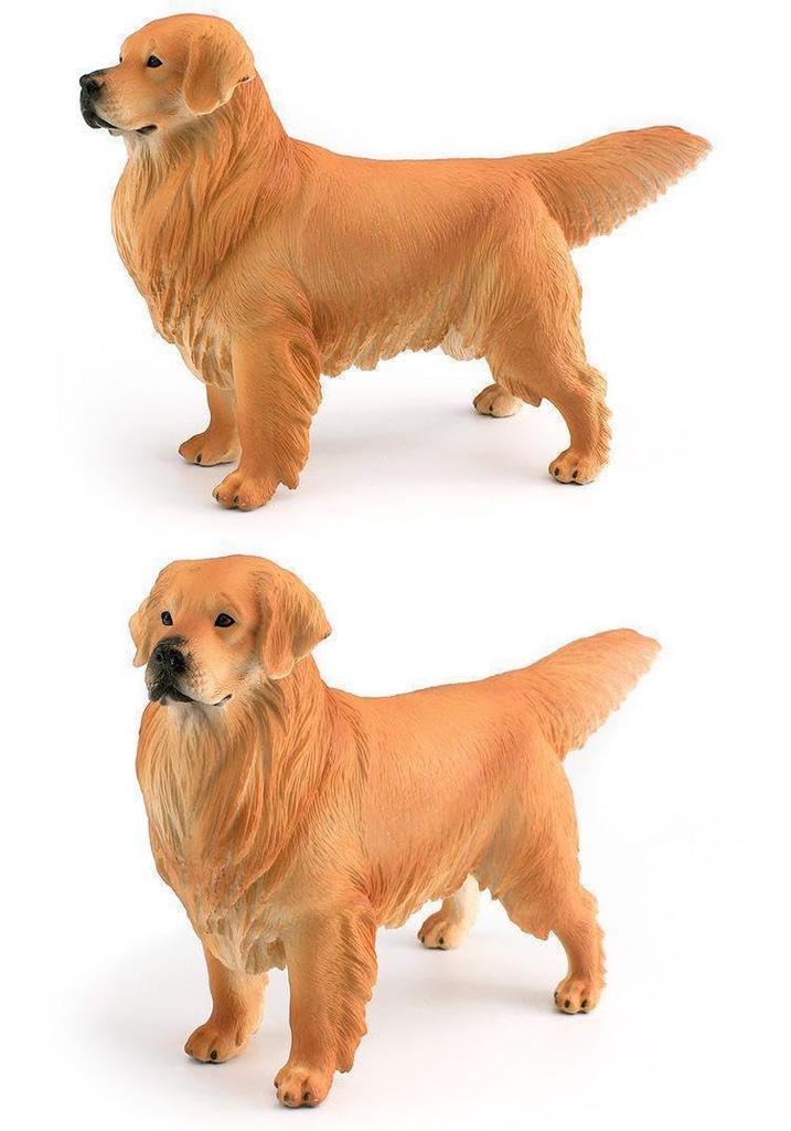 Nekogamiyama Golden Retriever Dog Extra Large Figure, 22.2cm Long, Miniature Figurine, Ornament, Model, Interior Decor, Collectible Model