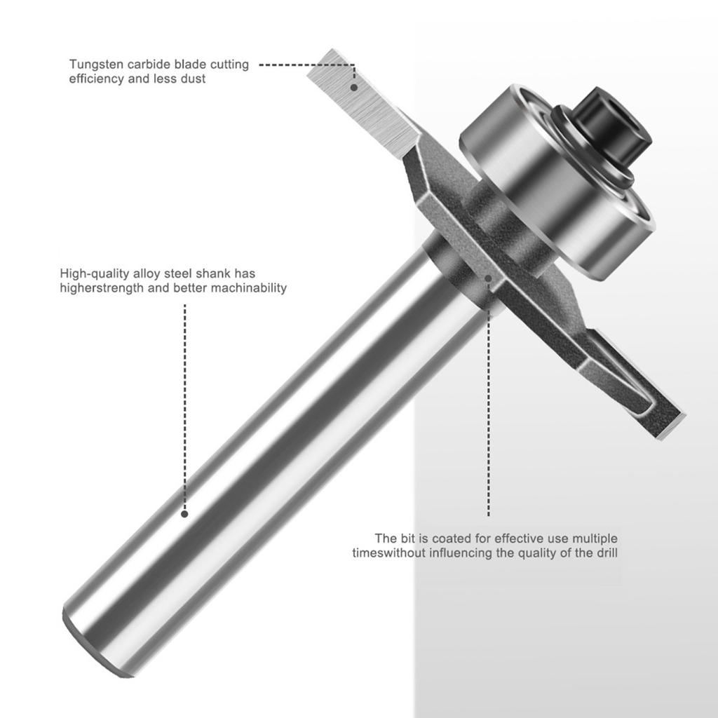 Woodworking Milling T Shaped Cutter With Smooth Rolling Balling Designs For Precise Cutting In Crafting And DIY Projects