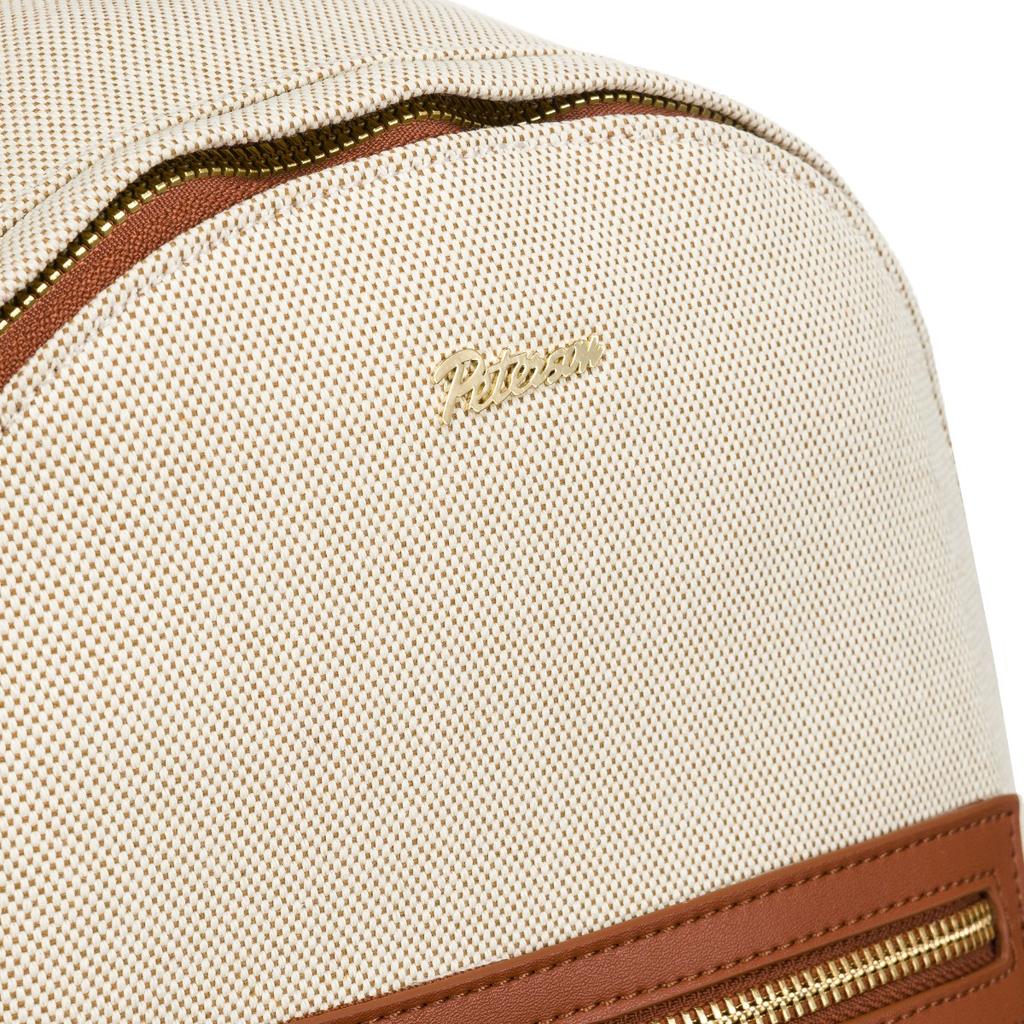 PTN CAN-05-5808 Nat-Brown Canvas Backpack