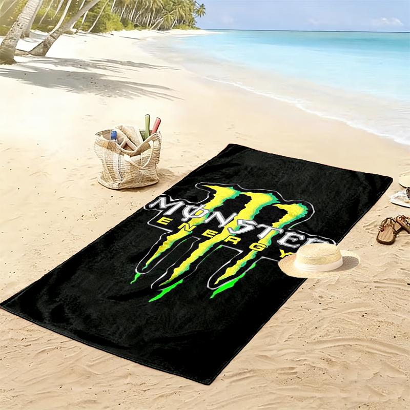 1pc Demon Beach Towel, A Vibrant Beach Towel Suitable for Outdoor Activities, Camping, Hiking