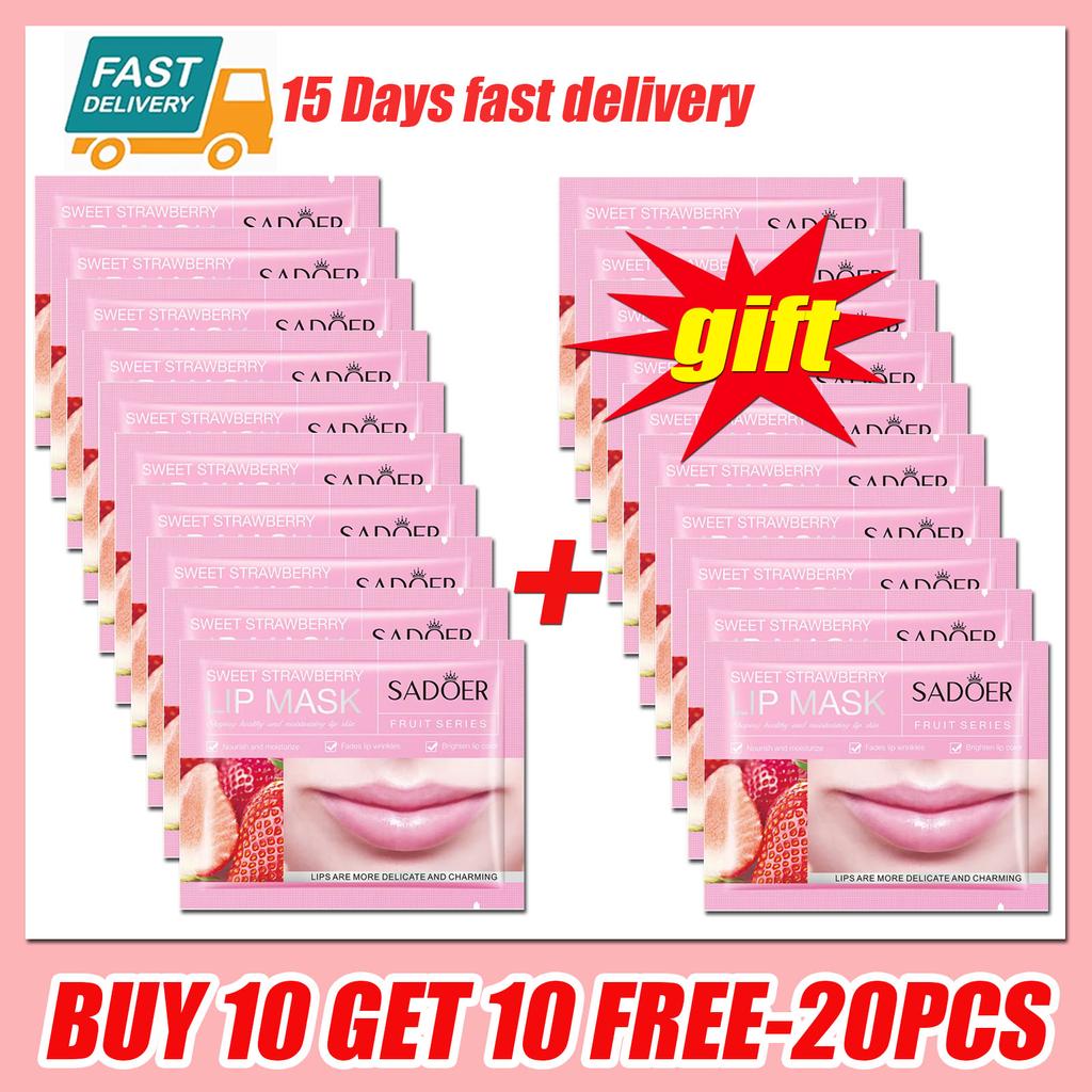3/5/10/20/30pcs Pink Moisturizing Lips Mask Nourishing Hydrating Crystal Collagen Gel Lip Patches Lip Plumper Sexy Lip Skin Care