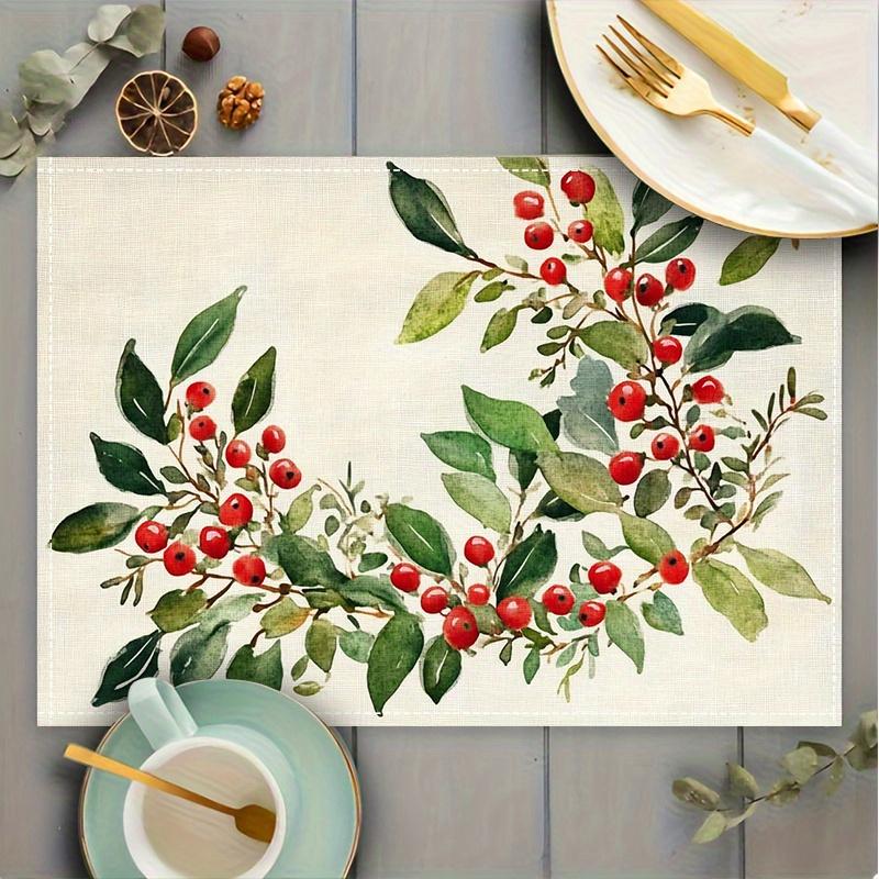 

Placemats Available in 6PC Featuring a Mexican Carnival Style. These Table Runners Are Perfect for Dining, Adding a Decorative 6PC 30X45cm