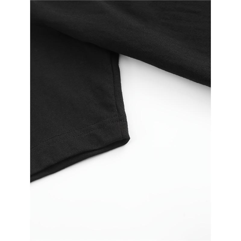 European sizes Men's Oversized T-Shirt with Bold Geometric Print - Soft Breathable Loose Fit Crewneck, Casual Summer