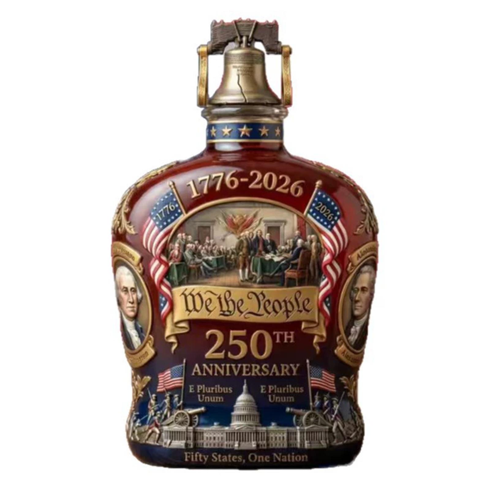 

Whiskey Bottle America Us 250Th Anniversary 2026 Whiskey Bottle one size