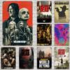 The Walking Dead Vintage Metal Tin Signs Posters Decor Retro Metal Plaque Wall Art Decor for Garage Bar