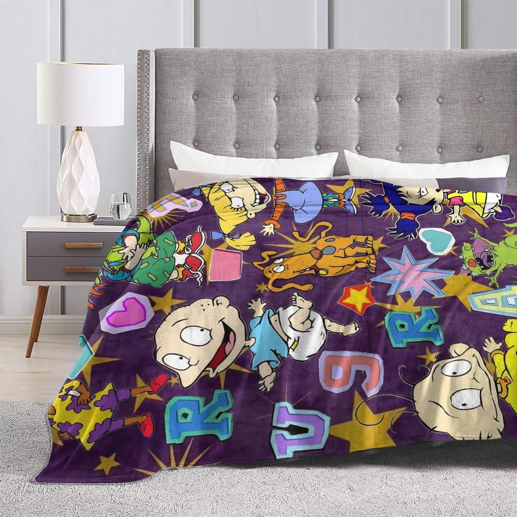 Rugrats Chuckie Finster  Blankets Quality Warm  Bedding Throws Winter Travel Outdoor Funny Bedspread
