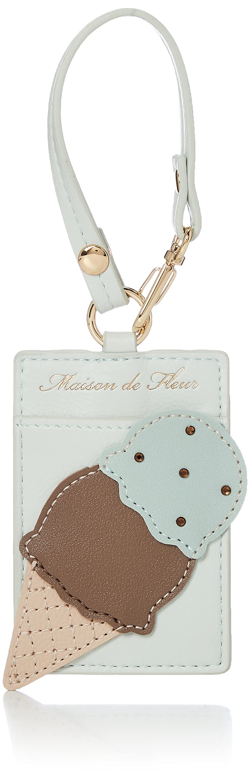 Женский картхолдер Maison de Fleur, цвет мяты, 8A22FTJ0600
