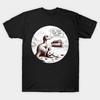 Men Black Print T-shirt “Oh Crap! That Was Today!” - The Dinosaurs Who Missed The Ark No-Cut Transfer Paper Print Cotton Tshirt