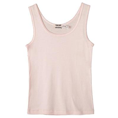 Damen Rippstrick Ärmelloses Tanktop aus 100% Baumwolle
