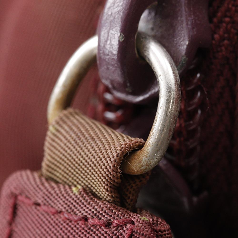 PRADA SPORTS Boston bag 2WAYShoulder Red tea Nylon unisex Used