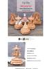 Wooden Carousel Music Box – Creative Solid Wood Home Decor & Valentine's Day Gift