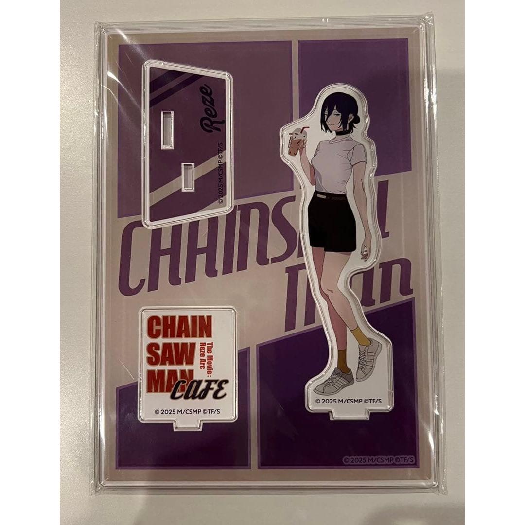 Used Chainsaw Man Cafe Reze Acrylic Stand