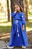 Children's Linen Dress-vyshyvanka with Embroidery, Ukrainian Dress Embroidered Cloth Vyshyvanka, Embroidered Dress, Clothes with Embroidery