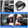 Car Turn Signal Wiper Lever Switch Cover Carbon  Turn Signal Wiper Switch Lever Trim Cover For BMW X3 G45 2025