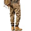 American retro heavy tooling pants men's spring and autumn loose straight casual trousers wide-leg tied Harlan pants men
