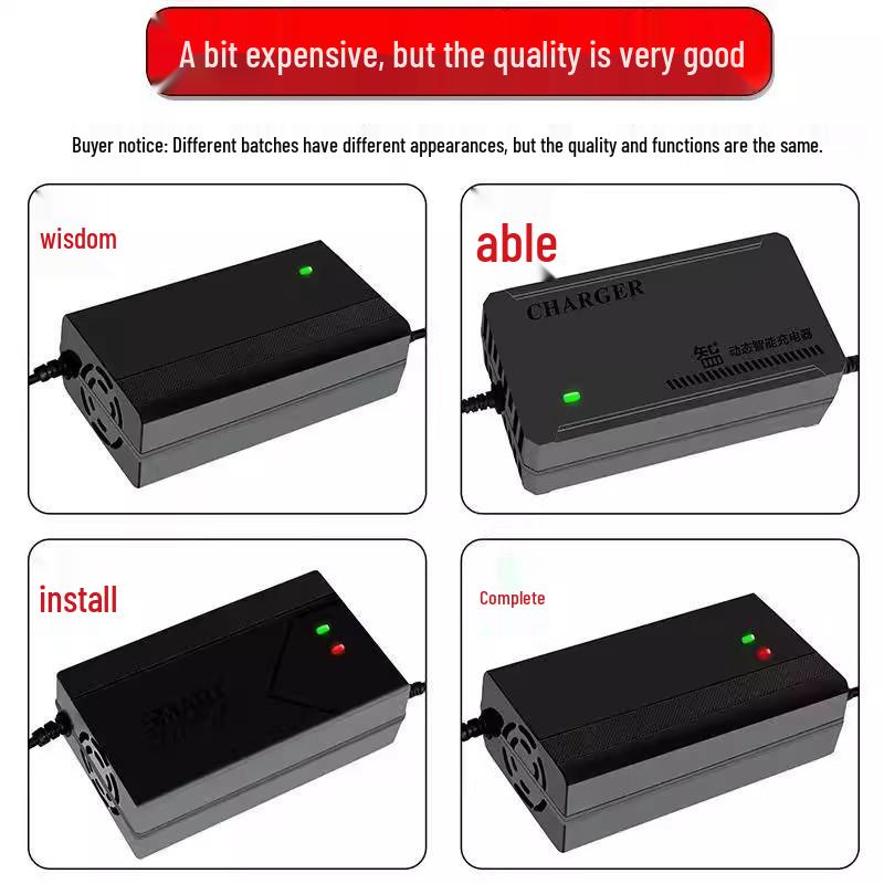 Universelles 48V/60V/72V Schnellladegerät für 2-rädrige und 3-rädrige Elektrofahrzeuge mit automatischer Abschaltung