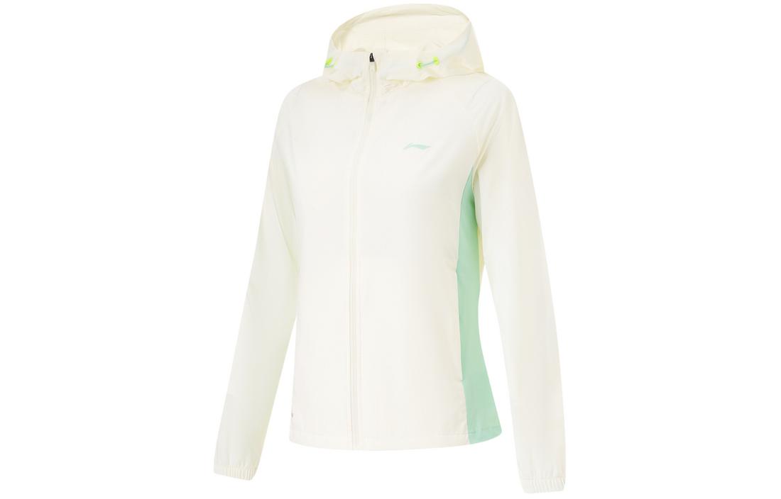 Li Ning UV Protection Sun Protection Clothing Women s Ivory Cooling Green AFDU164-4 M