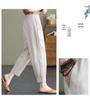Women's Summer Cotton-Linen Harem Pants 2025: Slimming, Loose, Cropped, Plus-Size