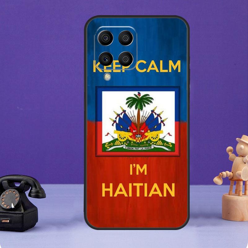 Étui Haïti Drapeau Haïtien Pour Samsung Galaxy M36 M56 M16 M33 M53 M13 M12 M32 M52 M20 M15 M55 M31 M14 M35 M34 M54
