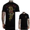 Sullen Art Collective Goldener Panther Premium Passform Unisex T-Shirt Tattoo High-End Luxus Unisex Stil Sowohl für Unisex als auch für Unisex