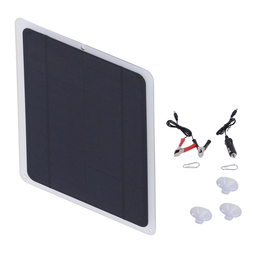 6W 12V Solar Panel Solar Cell Panel Charger Board for Charging Car RV Boat Mobile Phone