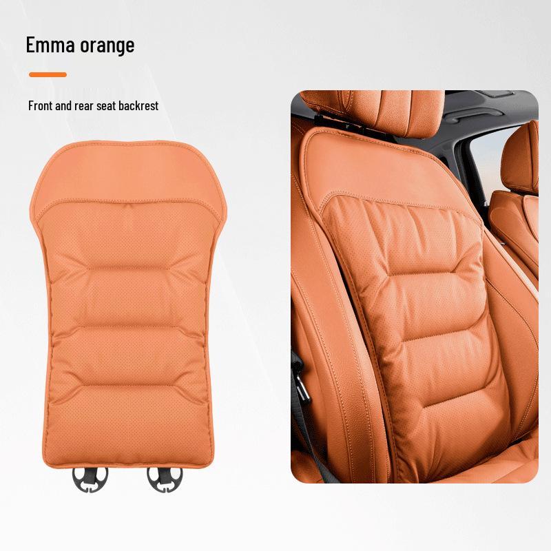 Mercedes-Benz & BMW Universell Nappaläder Bilbarnstolskudde – Perforerad, Bekväm, Halkfri, Förtjockad för Alla Årstider.