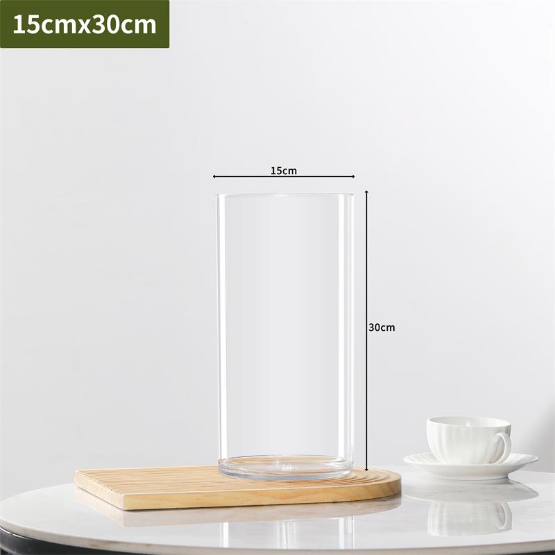 Transparent PET Vase for Water-cultured Flower Arrangements,Living Room Decorations,Hydroponic Containers,Large Flower Bucket