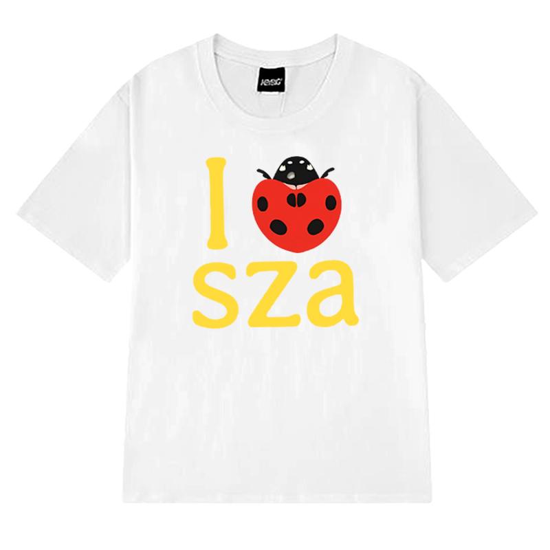 Fashion I Love SZA Grand National Tour 2025 Graphic T shirt Men Women Trend Y2k short sleeve T-shirts Unisex Hip Hop Cotton Tops