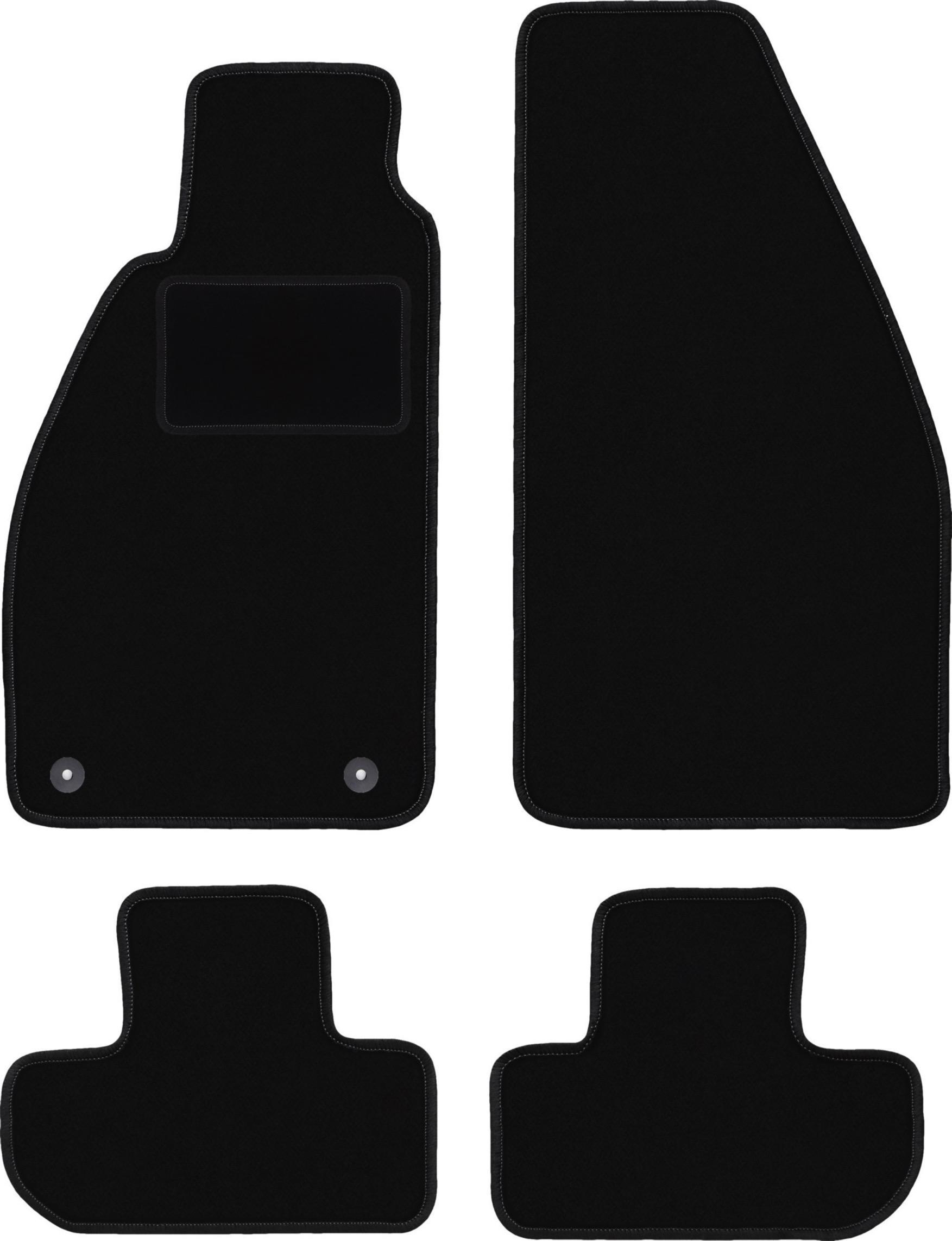 Tappetini in velluto nero per: Alfa Romeo GTV coupé, cabrio (1995-2005)