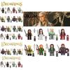 Children's Toy Lord Of The Rings Elf King Building Blocks Abs Plastic Small Particle 4.5 Cm Height