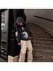 ERD Vintage Madonna Illustration Zipper Hoodie for Men