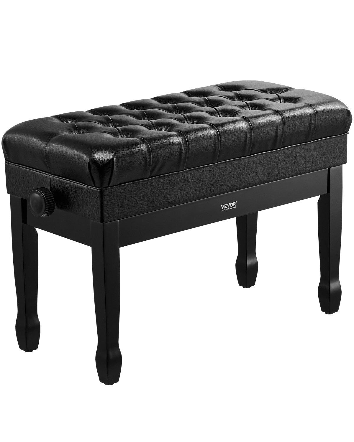 VEVOR Adjustable Piano Keyboard Bench Storage