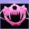 Cute Pink Tiger Resin Mask For Cosplay Character Dress Up Perfect For Halloween And Festivals