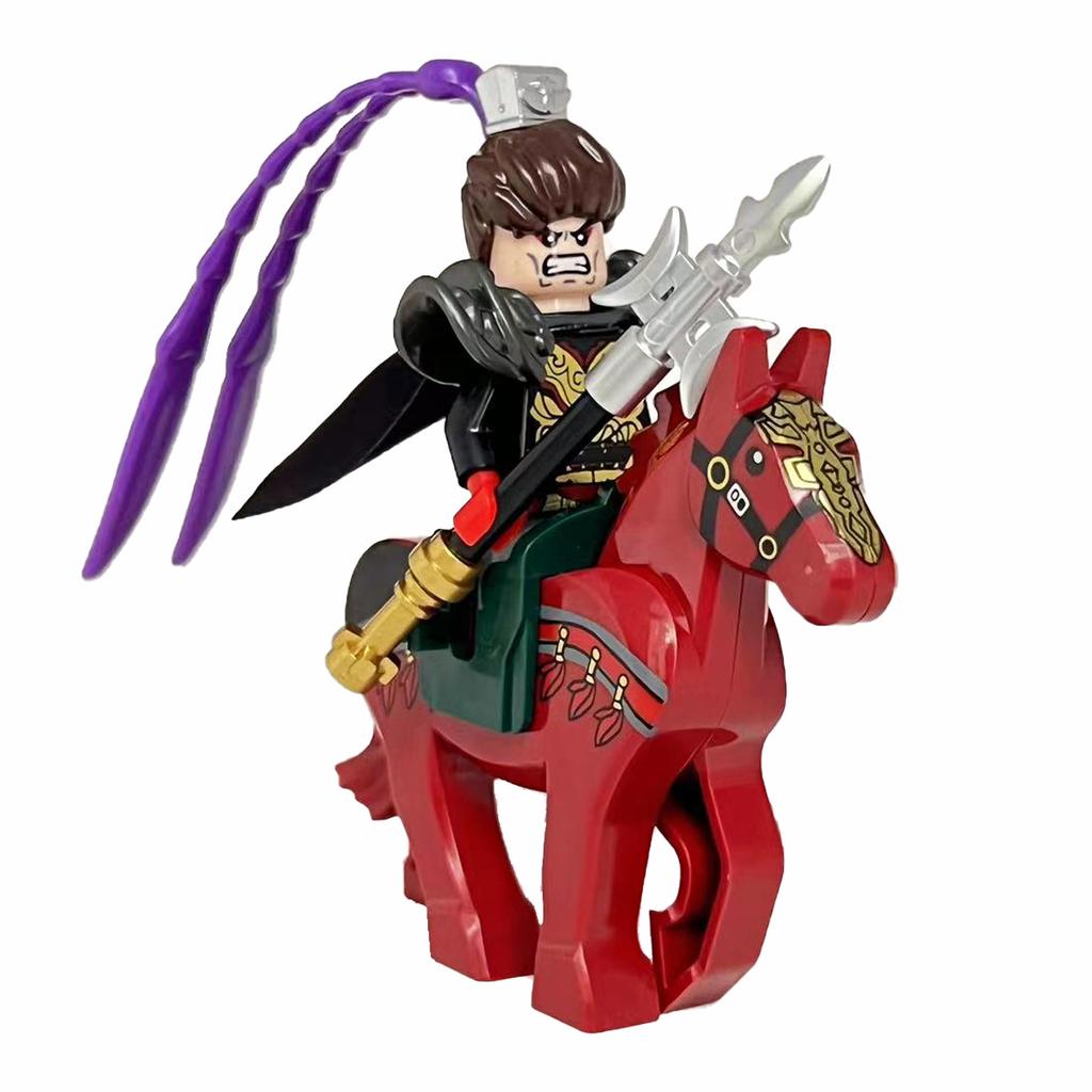 Three Kingdoms Xiaoxia Series Ancient Chinese Generals And Soldiers Doll Children'S Assembled Building Block Toy