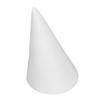 Ring Holder Cone Shaped Jewelry Ring Display Holder for Engagement Or Wedding Rings White