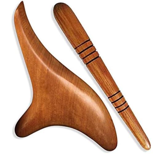 

Набор из 2 палочек для акупрессуры и массажа - Палочка для акупрессуры, Гуа Ша, Массажная палочка для акупрессуры, Товары для акупрессуры для шеи, плеч и подошв