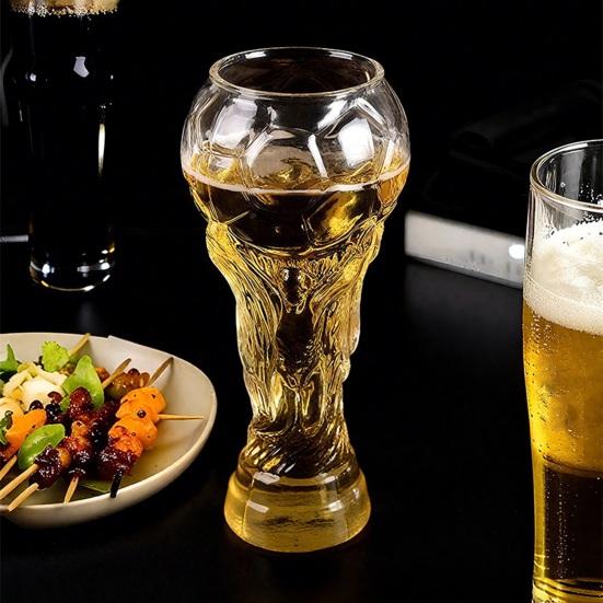 Verre à bière en forme de trophée Grande capacité Coupe du champion pour les fans de sport Mug à boire original pour fête Bar Cadeau unique pour les passionnés de football
