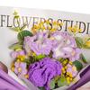 Crochet Bouquet, Handmade Knit Flowers, Artificial Already Made for Valentine's Day,
