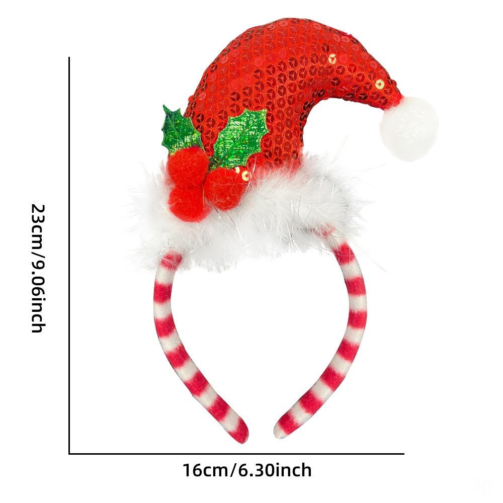 Snowman Antler Hair Hoop Red Hair Band New Headwear Christmas