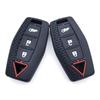 New Silicone Car Remote Key Case Cover Keychian Fob Holder For Mitsubishi Outlander    Holder Protection Accessories
